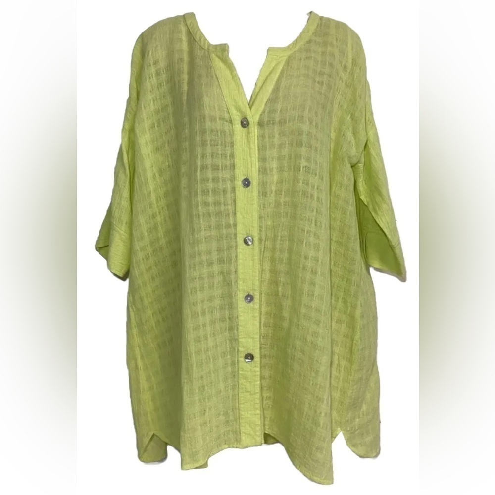 FINALE SALE Soft Surroundings large tunic top linen